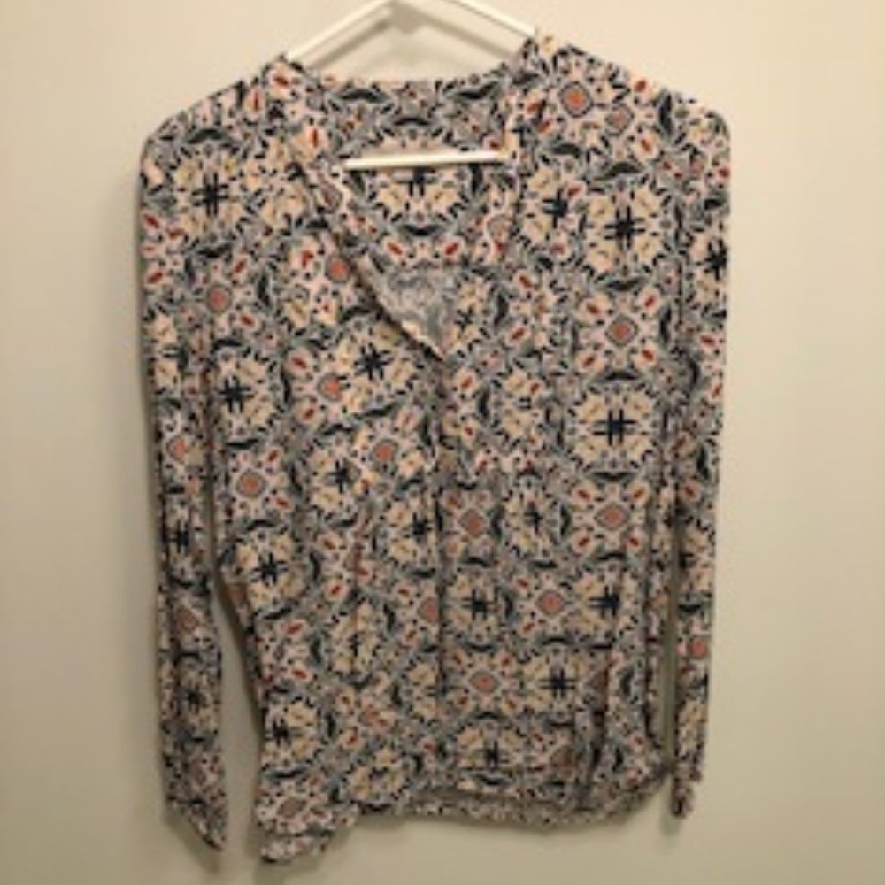 Long-sleeve LOFT Blouse